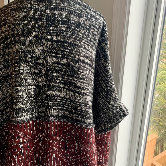 Zara melange vest lose style sweater medium - Picture 7 of 10